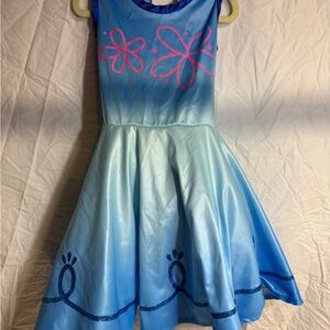 Alice in Wonderland Bakery Blue Skater Dress Girls Size Small Disney Costume